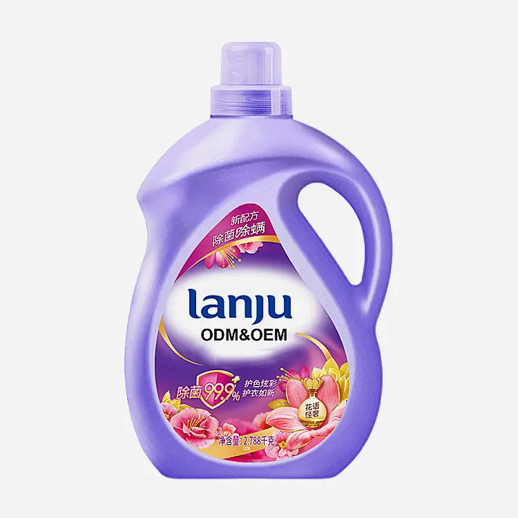 Lanju-detergente de tela para lavar ropa, detergente blanco para ropa, cómodo líquido