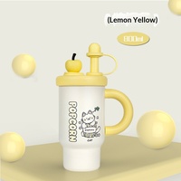 Nouvelle Tasse Isotherme en Acier Inoxydable Adorable et Mignonne, Modèle Hiver, Grande Capacité, Portable, Idéale pour Étudiantes et Usage Scolaire
