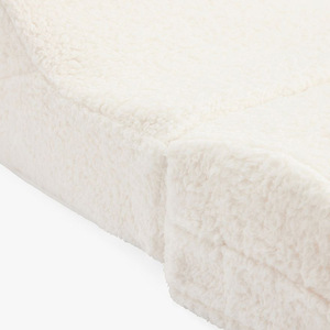 Children's Folding <b>Sofa</b> Lambswool Plush Nap Chair Reading Corner Compressible Packaging 0 To 24 Months Fabric High Elasticity - Product Image 2