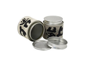 Emballage de boîte de conserve en aluminium hermétique imprimé de logo personnalisé Tubes en carton de thé en vrac de sucre de noix pour la gelée de chocolat en poudre de protéine - Product Image 2