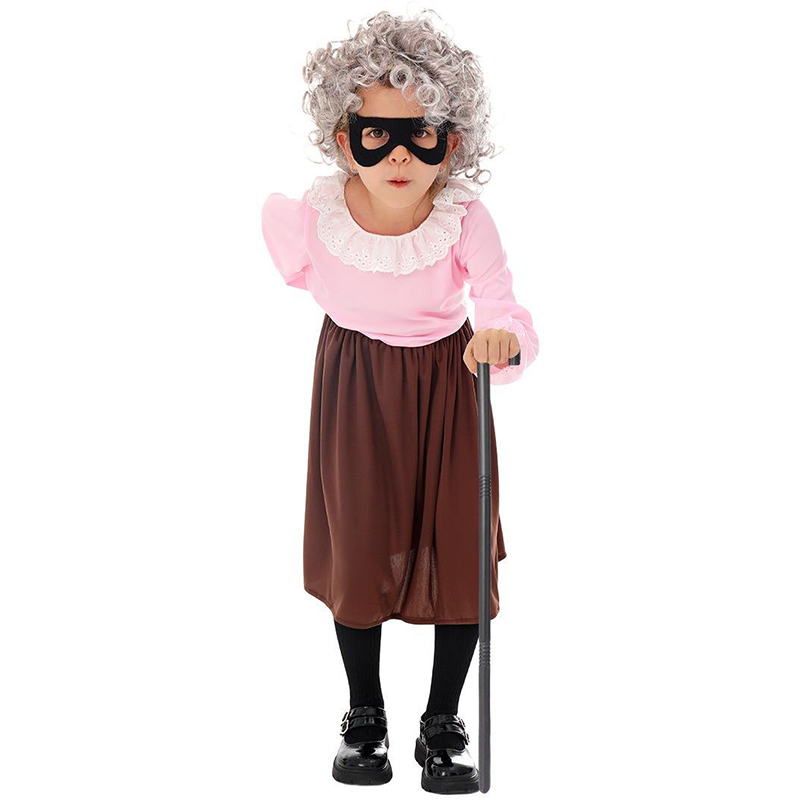Hot Sale Kids' Granny Dress Costume for 100 Days of School, Vintage Granny  Suit for Girls, Perfect for Halloween Parties