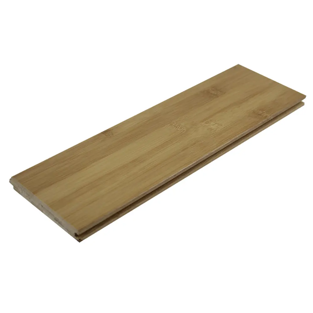 Suelo de bambú horizontal personalizado en color natural, paneles de suelo de bambú impermeables, suelo de bambú moderno