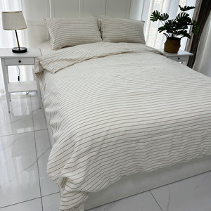 Оптовая продажа, комплект 100% пододеяльника из льна и льна - Product Image 2