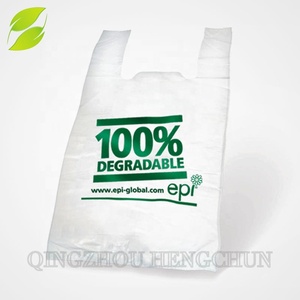 Eco-Friendly 100% Biodegradable <b>Compostable</b> T-Shirt <b>Bags</b> for Shopping for Supermarkets and Exhibitions - Product Image 6