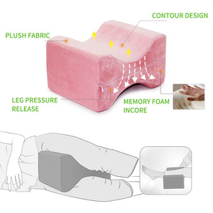 Almohada Ortopédica para Rodilla, Espuma Viscoelástica, Ergonómica, Descompresión <span class=keywords><strong>de</strong></span> Cadera, Forma Contorneada, Previene la Presión, Multiposiciones para Cama - Product Image 5