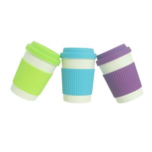 12 Ounce Reusable&Biodegradable <b>Cups</b> Custom Logo Eco Pla <b>Cup</b> With <b>Sip</b> Lid&Stopper Tumbler for Hot Coffee - Product Image 2