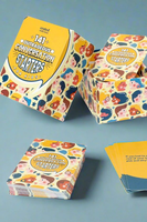 Cartes éducatives personnalisables en papier écologique imprimées à l'encre à base de soja pour les activités d'apprentissage des enfants, jeux d'intérieur, cadeau