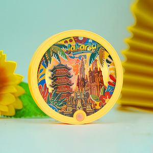 Aimant rond de réfrigérateur de sculpture de papier de nouveauté logo personnalisé aimant rond de réfrigérateur papier découpé pour <span class=keywords><strong>la</strong></span> décoration à <span class=keywords><strong>la</strong></span> maison - Product Image 3