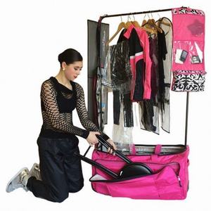 Muestra gratuita: Mochila deportiva para exteriores con barra de transporte con ruedas, tapa protectora y bolsa de baile con soporte para trajes. - Product Image 2