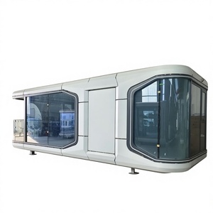 Casa Contenedor Modular Prefabricada Móvil, Villa de Lujo de 40 Pies con Baño y Dormitorio - Product Image 1