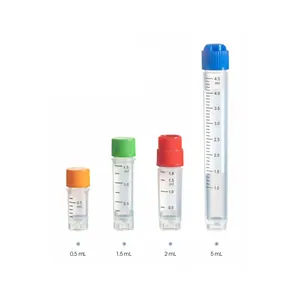 Plastic Bevriezing Microbuis 0.5Ml Schroefbuis Met Deksel