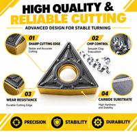 TCMT16T308 Carbide Turning Inserts CNC Lathe Cutting Tools for Steel Machining