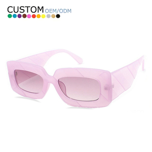New Arrival Sun Glasses Personality Big Square Frame Sunglasses Rectangle Thick Legs Eyewear - Product Image 1