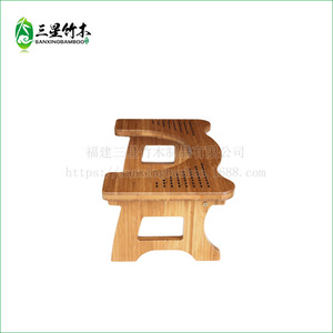 Bamboo toilet <b>stool</b>, <b>bathroom</b> booster <b>stool</b> for the elderly and children, children's footstool/toilet footstool - Product Image 3