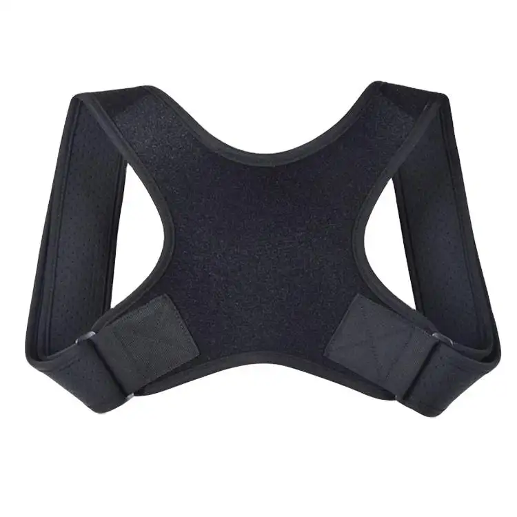 DAVI 2021 Wholesale Upper Back Support Posture Corrector Adjustable Back Straightener Shoulder Brace Neoprene Protection 100pcs