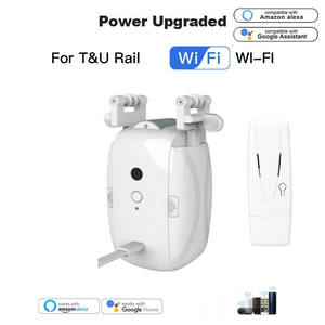 Robot de rideau intelligent pour maison connectée 3 en 1 WiFi BLE Télécommande sans fil Ouvre-rideau Fonctionne avec tringle romaine Rail en T Rail en <span class=keywords><strong>U</strong></span> <span class=keywords><strong>Bot</strong></span> - Product Image 3