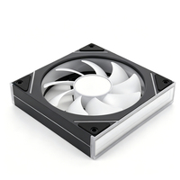 Boîtier d'ordinateur AntarcChill, nouveau prix d'usine, avec éclairage LED RGB, design miroir infini, ventilateur de refroidissement PC gaming 120 mm