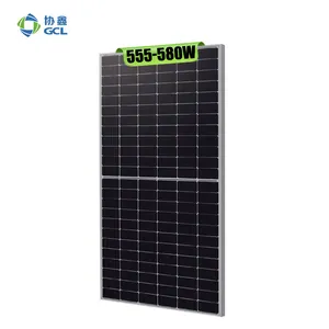 Gcl 555 Wát panel năng lượng mặt trời bán buôn GCL555-580W tấm năng lượng mặt trời 555 Wát năng lượng mặt trời mô-đun điện với chất lượng cao