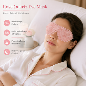 Outil de soin des <span class=keywords><strong>yeux</strong></span> <span class=keywords><strong>pour</strong></span> spa à domicile, <span class=keywords><strong>masque</strong></span> oculaire en cristal naturel pur, <span class=keywords><strong>masque</strong></span> de sommeil rafraîchissant en quartz rose anti-gonflement, vente en gros, imperméable, lavable - Product Image 2
