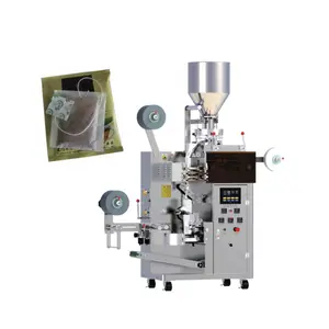 Automatic small tea bag filter paper tea powder sachet pouch packing machine inner and outer envelope