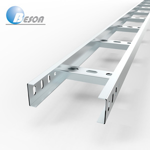 سلم كابلات فولاذي مجلفن بالغمس الساخن طراز BESCA BL من يانغزهونغ بريدج، مقاس 300×100، سلم درجات، سعة تحميل 500 كجم لـ 46 كابل - Product Image 5