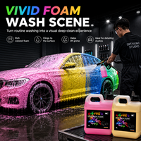 Shampoing Mousse Colorée Concentré pour Lavage Auto, Nettoyant Moussant Haute Lubrification, Liquide de Détail Visuel, Fournisseur OEM