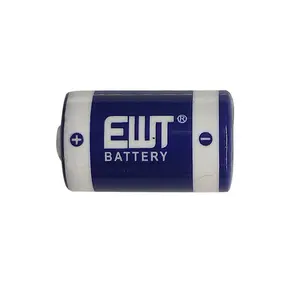 Baterai Senter ER14250 3.6V 1200MAh 1/2AA Baterai Lithium Lisocl2 Li-ion