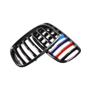 LUMA 06-13 Single Slat Gloss Matte Black M Color pour <span class=keywords><strong>BMW</strong></span> X5 <span class=keywords><strong>X6</strong></span> ABS Grill E70/<span class=keywords><strong>E71</strong></span> X5 <span class=keywords><strong>X6</strong></span> 2006-2013 Front Bumper Grille - Product Image 5