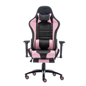 Chaise de jeu eğimli oyun sandalyesi ışıkları ve hoparlörler oyun sandalyesi s led'li oyun sandalyesi pembe - Product Image 2