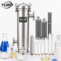 Recipiente de Filtro de Cartucho de Precisión Resistente a Químicos para Procesamiento de Solventes, Resinas, Reactivos y Soluciones Químicas Finas