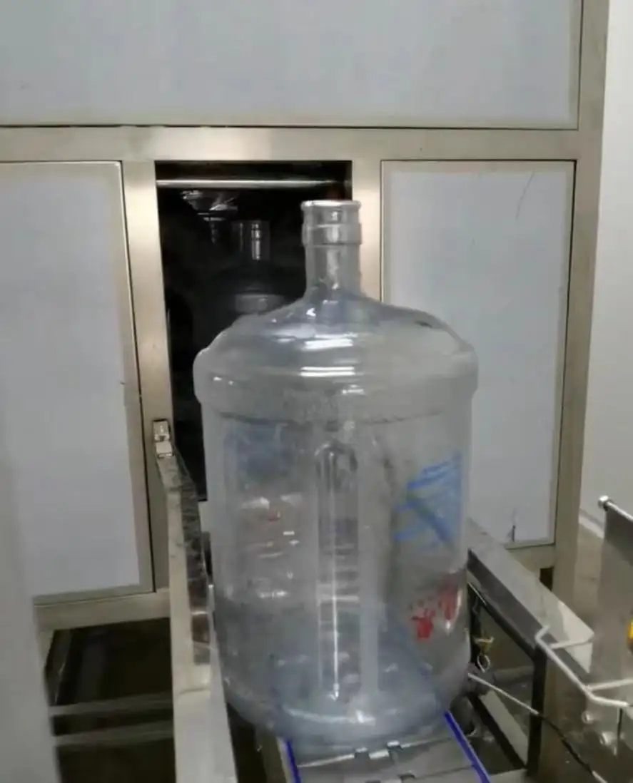 5 جالون آلة غسل الزجاجات غسالة أوتوماتيكية ل جالون زجاجة خط إنتاج المياه