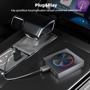 ZESTECH CarPlay AI Box 2024 Android 13 CarPlay adaptateur vidéo sans fil CarPlay Android Auto Dongle nouveau LED ciel étoilé anneau - Product Image 2