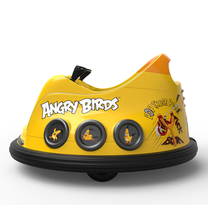 Popolare <span class=keywords><strong>Auto</strong></span> Elettrica Bumper Car Angry Birds 6V7A con Licenza Ufficiale per Bambini 2-4 Anni, con Luci LED e Rotazione a 360 Gradi - Product Image 3