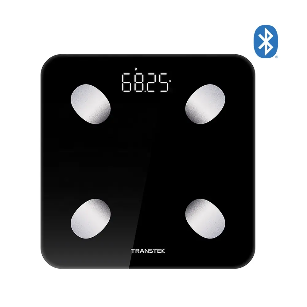 TRANSTEK Telessaúde Monitoramento BLE Conectável Gordura Corporal Composição Análise Dispositivo Bluetooth Monitoramento Remoto Escala Gordura Corporal