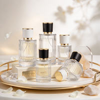 Nouveau design – Flacon de parfum en verre pressurisé cylindrique de 100 ml avec pulvérisateur à pompe et diffuseur à bâtonnets