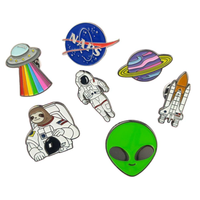 Pin Enamel Magnetik Bendera Negara, ACOTAR & Bros Bertema Jurnal untuk Pecinta Buku & Kolektor