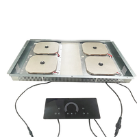 Cuisinière à induction électrique en pierre frittée magnétique cachée, cuisinière à induction sous le comptoir