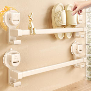 ชั้นวางรองเท้าแบบติดผนัง ติดประตูห้องน้ำ สำหรับเก็บรองเท้าแตะ ชั้นวางระบายน้ำ รูปทรงสี่เหลี่ยมผืนผ้า ชั้นเดียว - Product Image 2