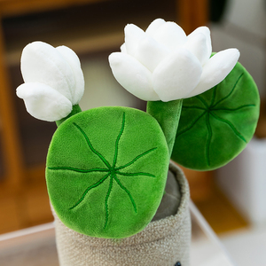 ของเล่นรูปดอกบัวน่ารักสุดสร้างสรรค์ของเล่นตุ๊กตายัดนุ่นรูป<span class=keywords><strong>บัว</strong></span>น้อยนั่งน่ารักหลายรูปแบบของเล่นตุ๊กตาบัว - Product Image 3