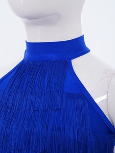 6-16 Kids Girls Salsa Latin Dance Costume <b>Fringe</b> Crop <b>Top</b> Vest Salsa Lyrical Competitions Recitals Ballroom Practice Wholesale - Product Image 3