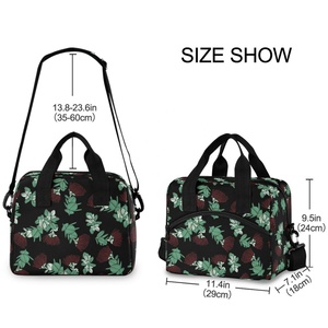 Nouveautés : Sac isotherme portable Aloha Hawaïen anti-fuite avec motif floral Ohia Lehua personnalisé et bandoulière - Product Image 3