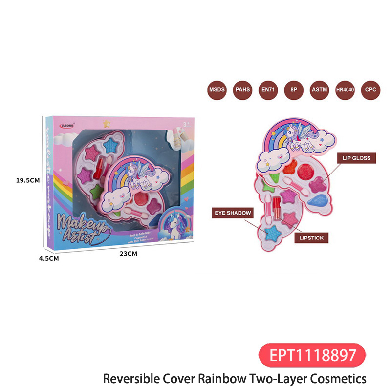 Cosméticos de la dos-capa de la cubierta EPT1118897-Reversible (144PCS/CTN)