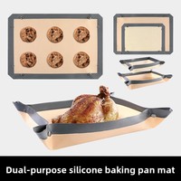 Tapis de cuisson en silicone épaissi, résistant au lave-vaisselle et aux aliments, couleur personnalisable pour la cuisson du pain, des macarons et des biscuits