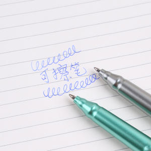 <span class=keywords><strong>Stylo</strong></span> à bille créatif à <span class=keywords><strong>action</strong></span> poussoir 0,5 mm, logo personnalisé, en plastique, encre bleue, <span class=keywords><strong>stylo</strong></span> gel <span class=keywords><strong>effaçable</strong></span> pour étudiants - Product Image 6