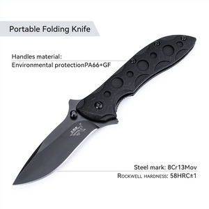 سكين جيب قابل للطي للنجاة في التخييم في الهواء الطلق بمقبض PA66 + GF - Product Image 2