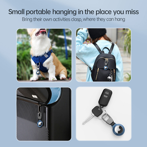 Tout métal en alliage d'aluminium pour Airtags Case Keychain Holder Anti-Loss Airtags Cover Locator Tracker Finder Case Cover for Air Tags - Product Image 6