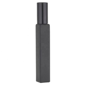 Wholesale 10ml Black Essential Oil Roller <b>Bottle</b> Square Roll on Glass <b>Bottles</b> - Product Image 1