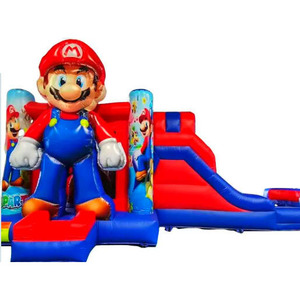 20x13ft enfants gonflable Super Marios sautant château plein d'entrain Combo maison de rebond videur gonflable avec diapositives pour événement de fête - Product Image 3