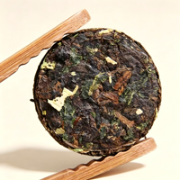 Mini-coins de Pu'er Shu parfumés au riz glutineux, 7-8g chacun, en vrac, petits gâteaux de thé Pu'er pour la vente en gros