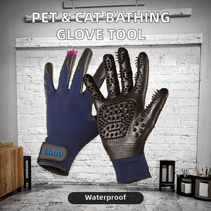 Guante de Aseo de Silicona para Baño de Mascotas, Pulverizador de Ducha de Masaje, Cepillo Removedor de Pelo para Lavado y Aseo de Mascotas, Guantes para Masaje - Product Image 3